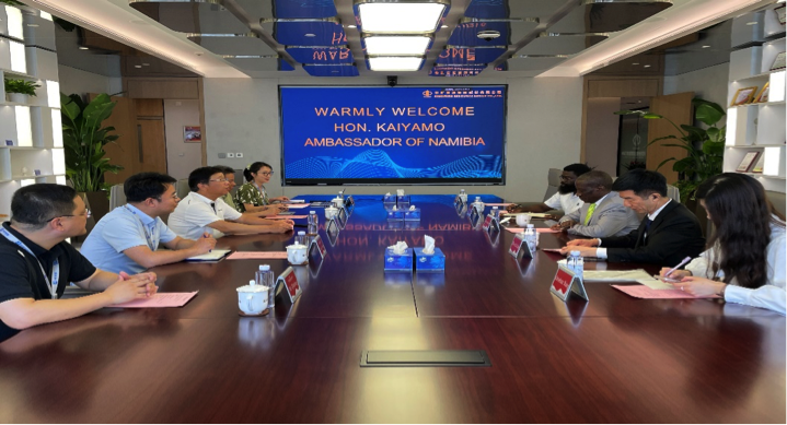 纳米比亚驻华大使到访VSport-胜利资源集团总部
