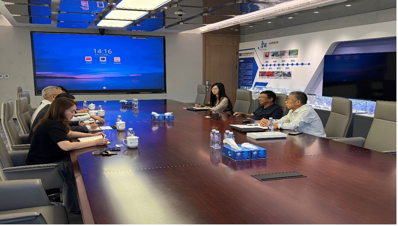 中非发展基金副总裁余焯锐一行到访VSport-胜利资源总部